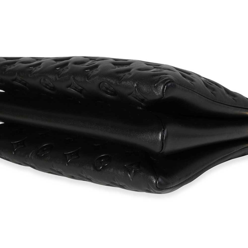 Louis Vuitton Louis Vuitton Black Embossed Lambsk… - image 7