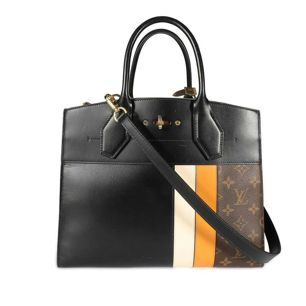 Louis Vuitton Louis Vuitton Black Calfskin & Mono… - image 3