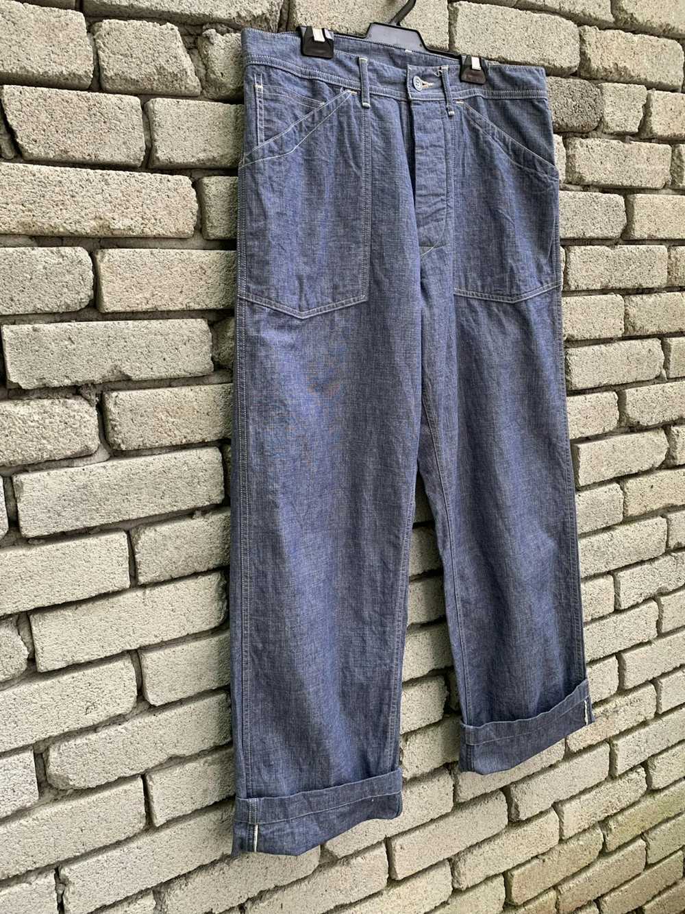 *A VONTADE A VONTADE Selvedge Trouser Denim Pants - image 5