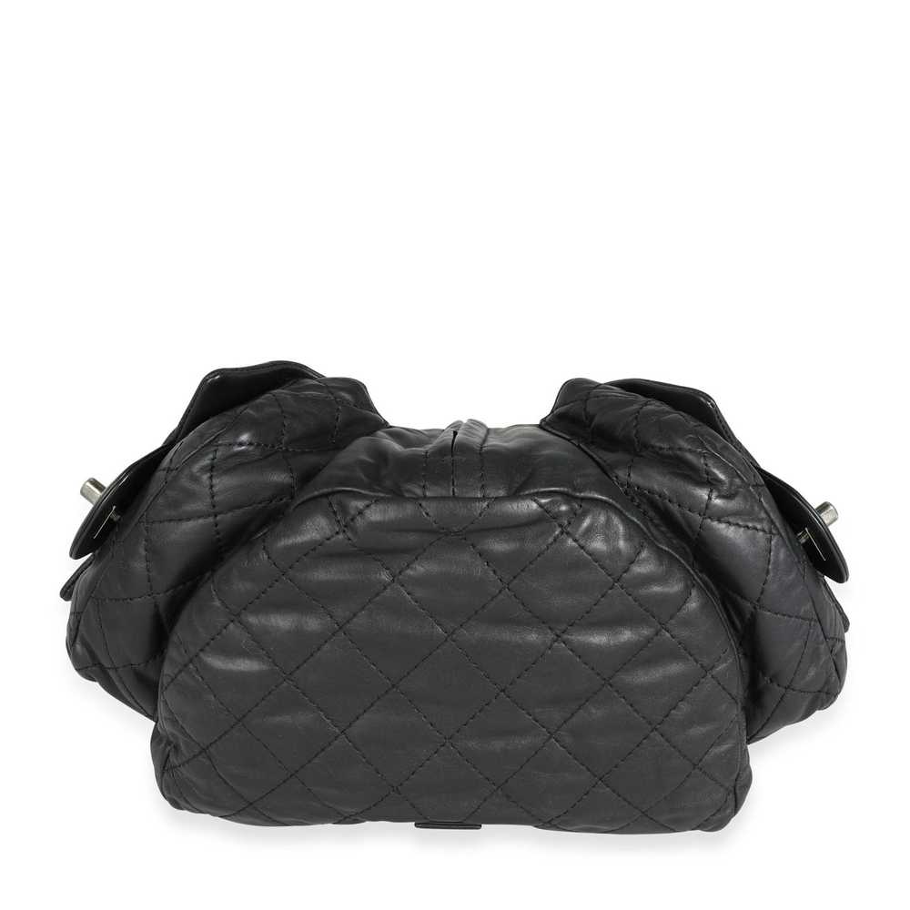 Chanel Chanel Black Calfskin Backpack - image 4