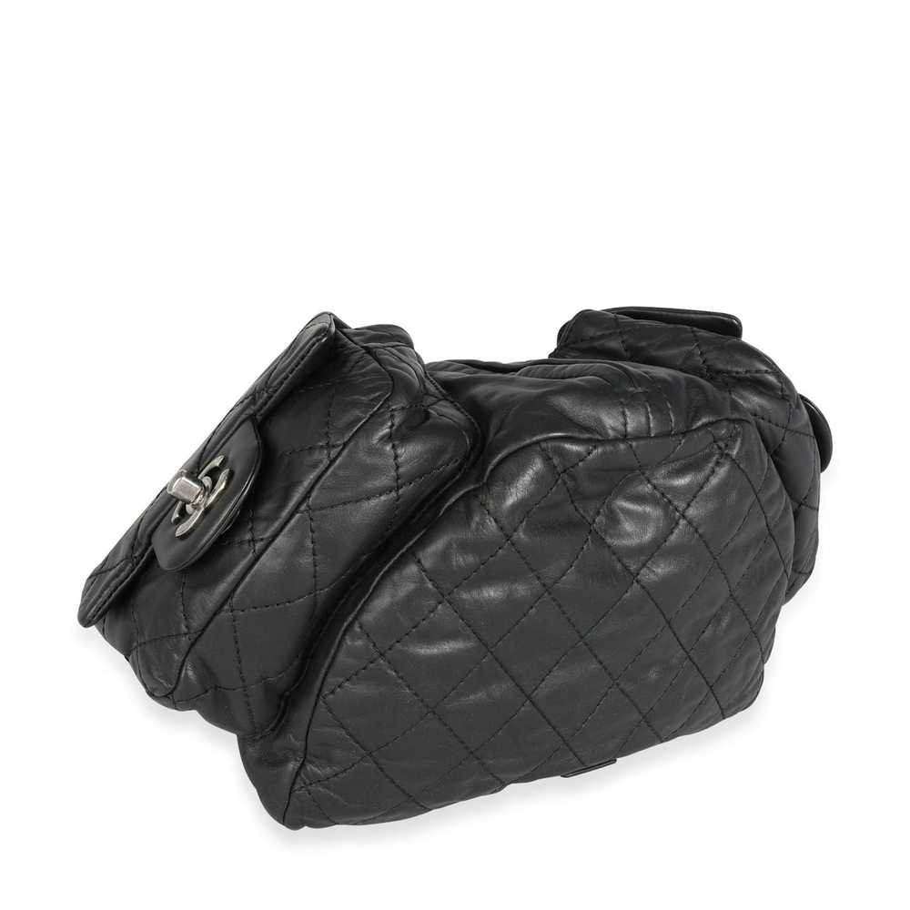Chanel Chanel Black Calfskin Backpack - image 6