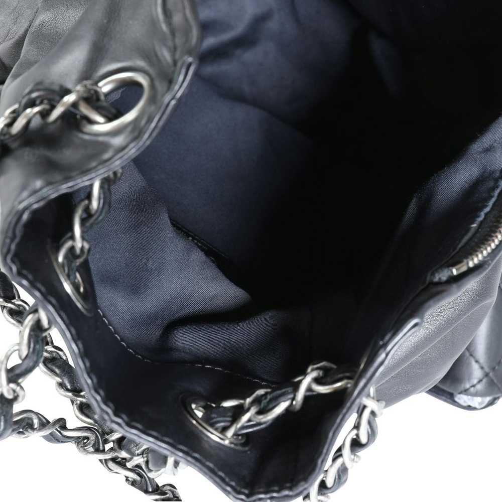 Chanel Chanel Black Calfskin Backpack - image 7