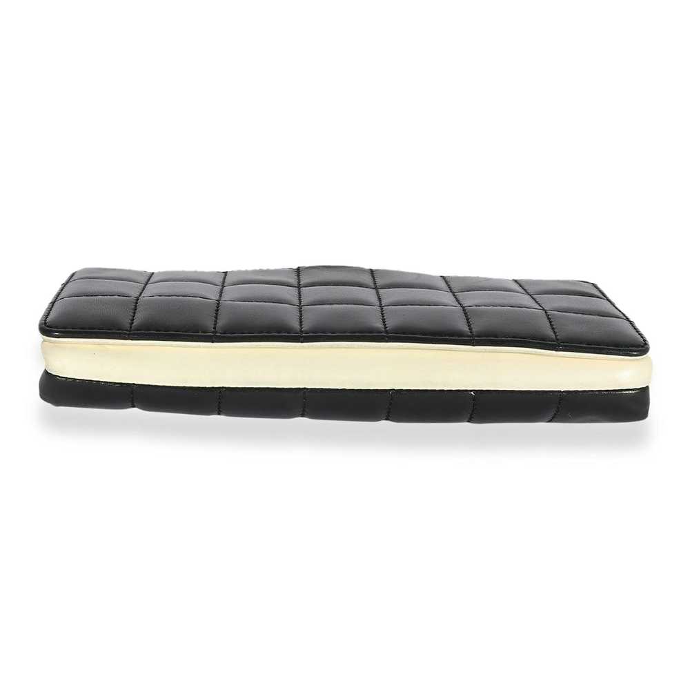Chanel Chanel Black & White Lambskin Chocolate Ba… - image 5