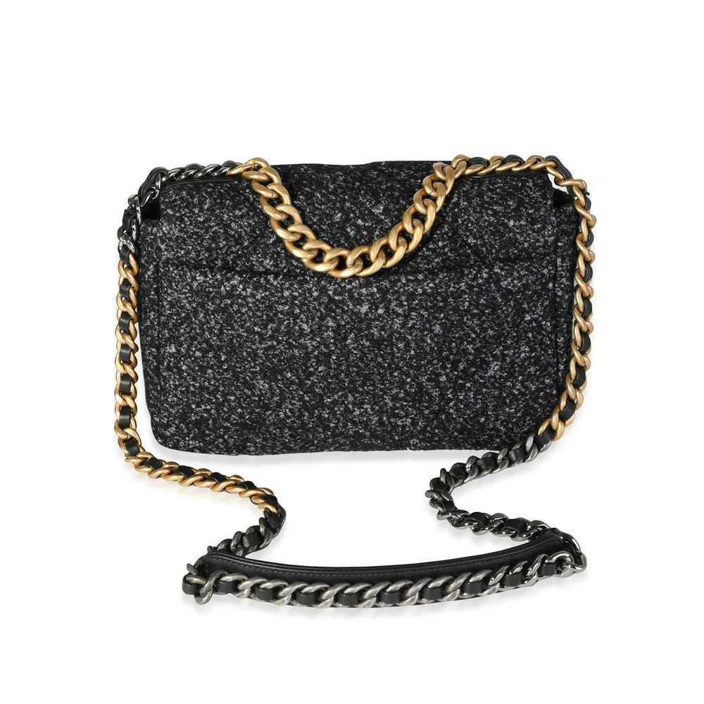 Chanel Chanel Black & Charcoal Boucle Medium Chan… - image 3