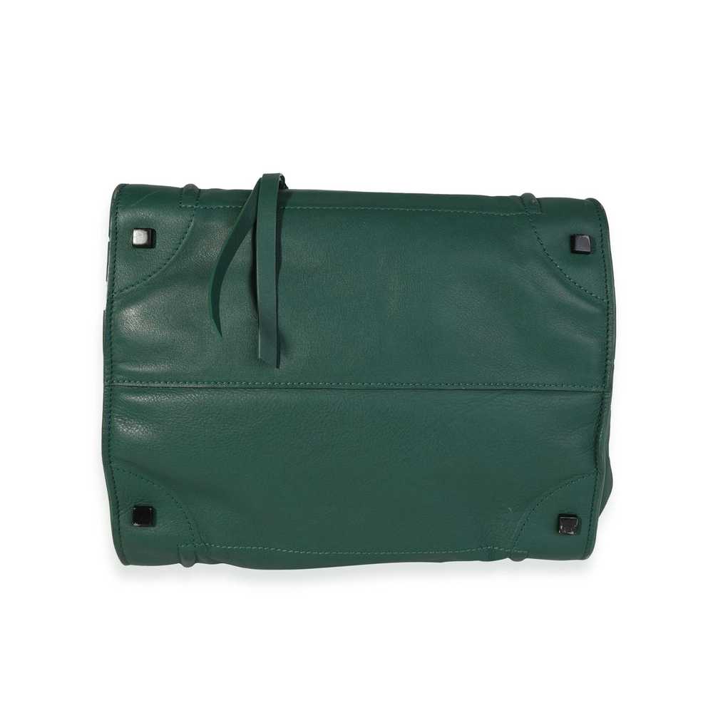 Celine Celine Forest Green Smooth Leather Medium … - image 4