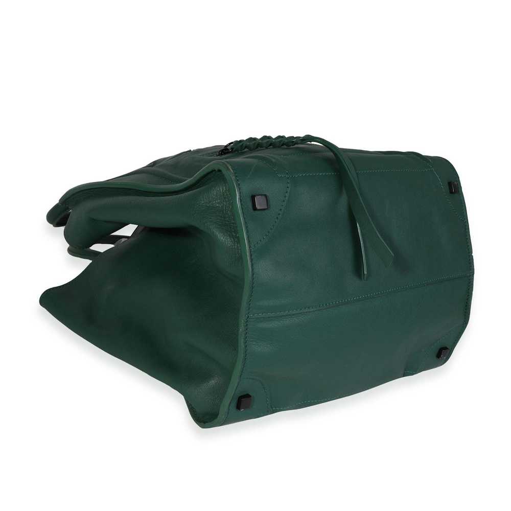 Celine Celine Forest Green Smooth Leather Medium … - image 5