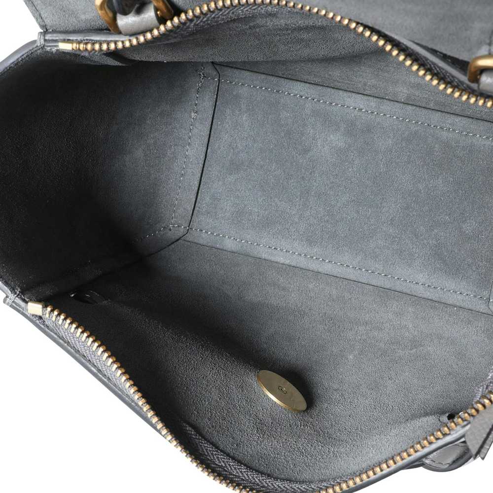 Celine Celine Grey Grained Leather Nano Belt Bag - image 7