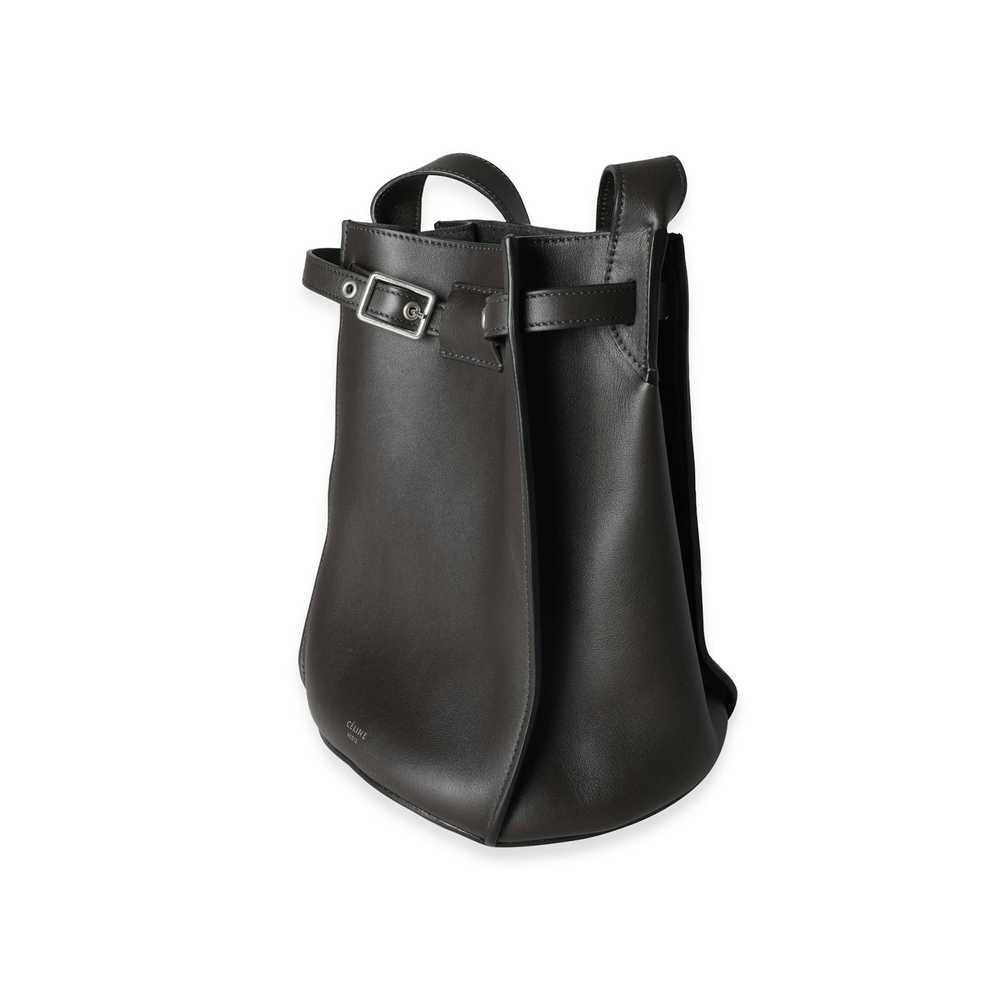 Celine Celine Charcoal Leather Big Bag Bucket - image 2