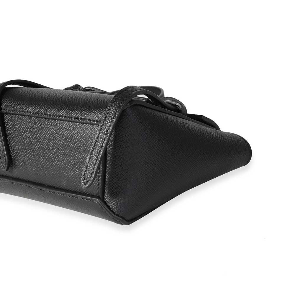 Celine Celine Black Grained Calfskin Pico Belt Bag - image 7