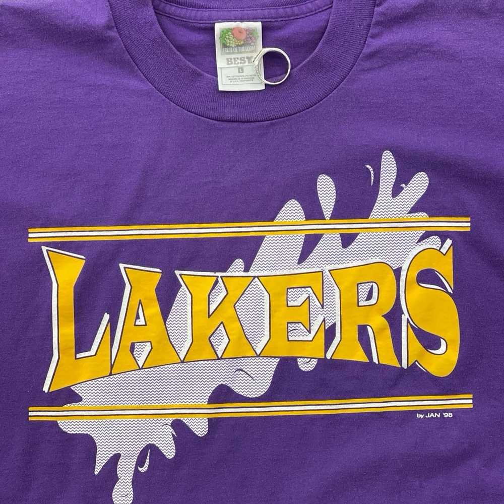 Vintage Los Angeles Lakers Tshirt - image 2