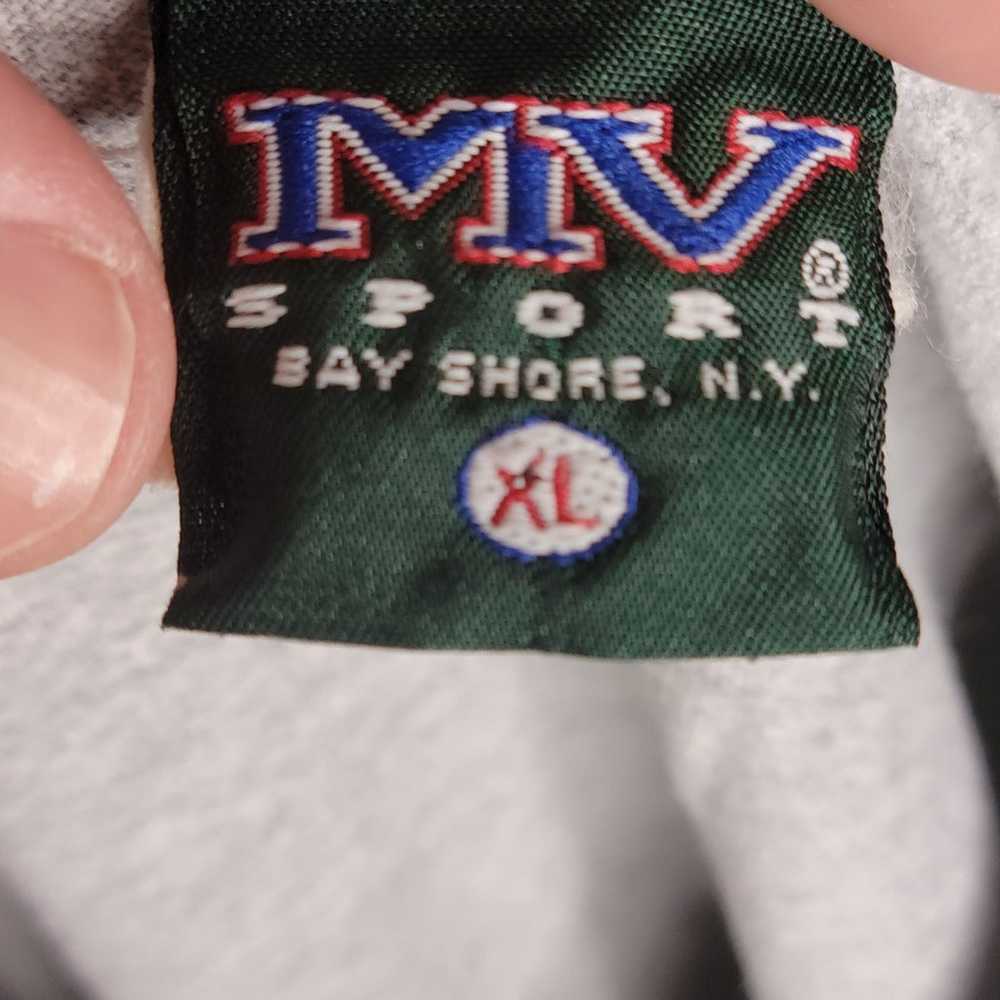 Vintage Navy Hockey Single Stitch MV Sport Shirt … - image 6