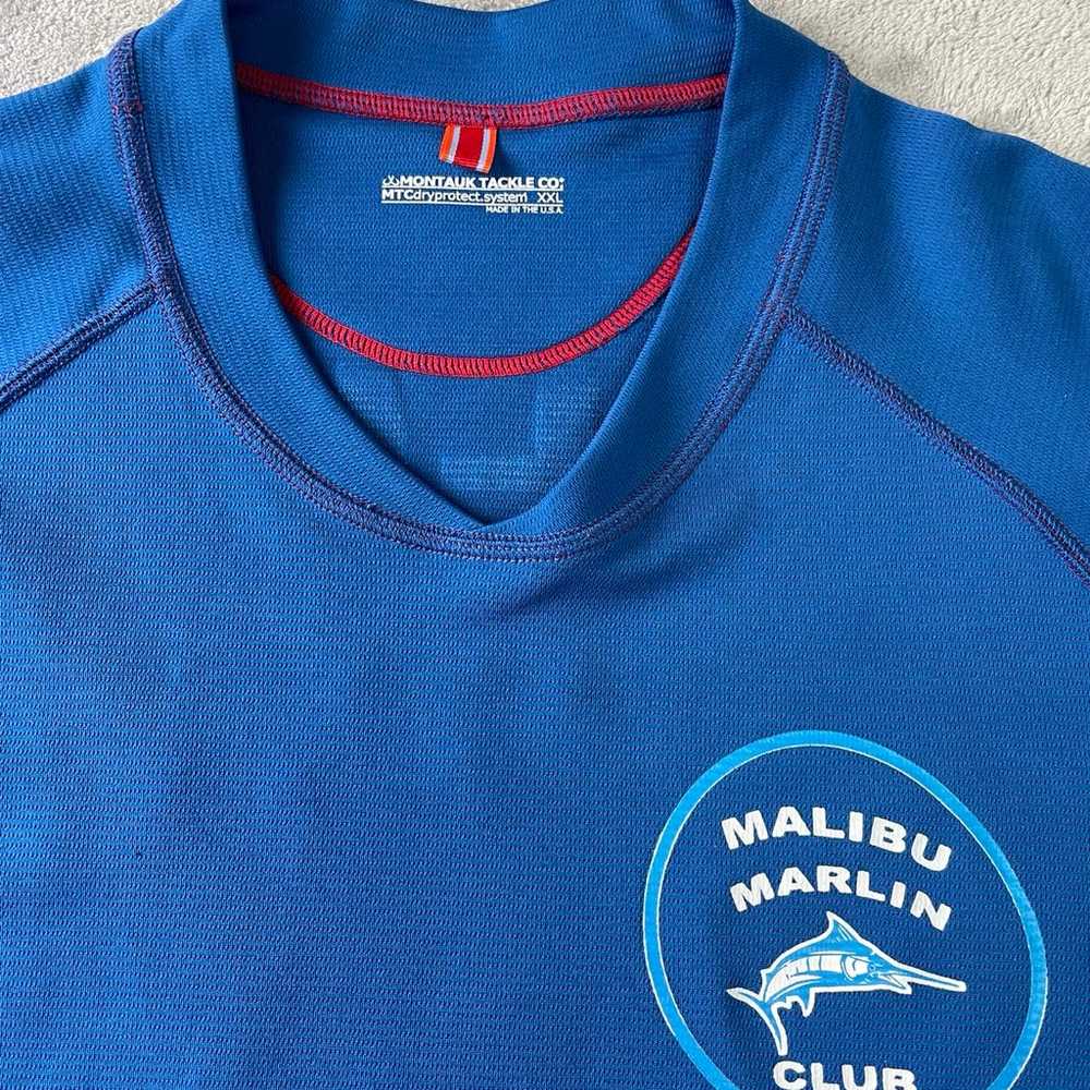 Montauk Tackle Shirt XxL / XL Malibu Marlin Club … - image 3