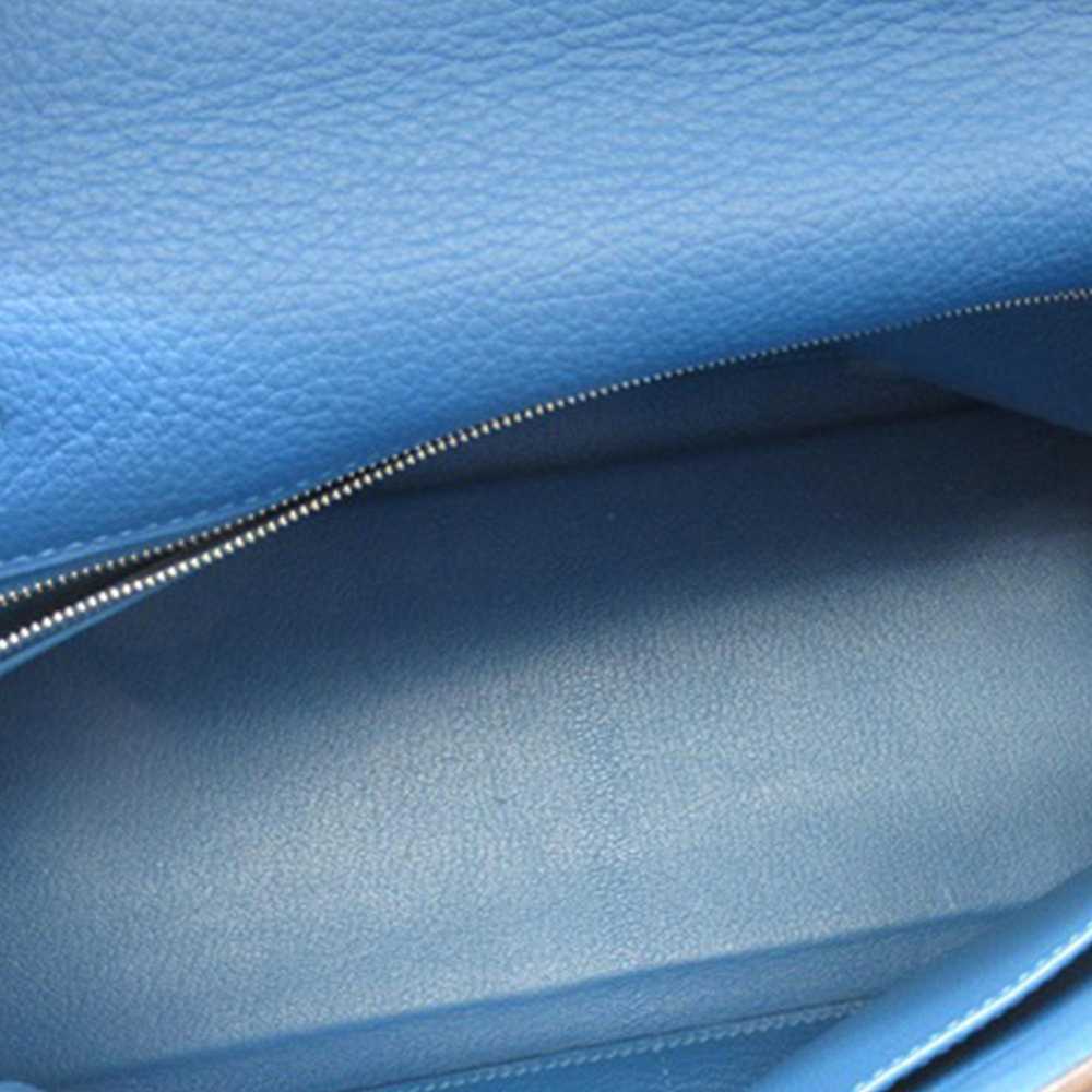 Product Details Hermes Kelly 32 Retourne in Blue … - image 5