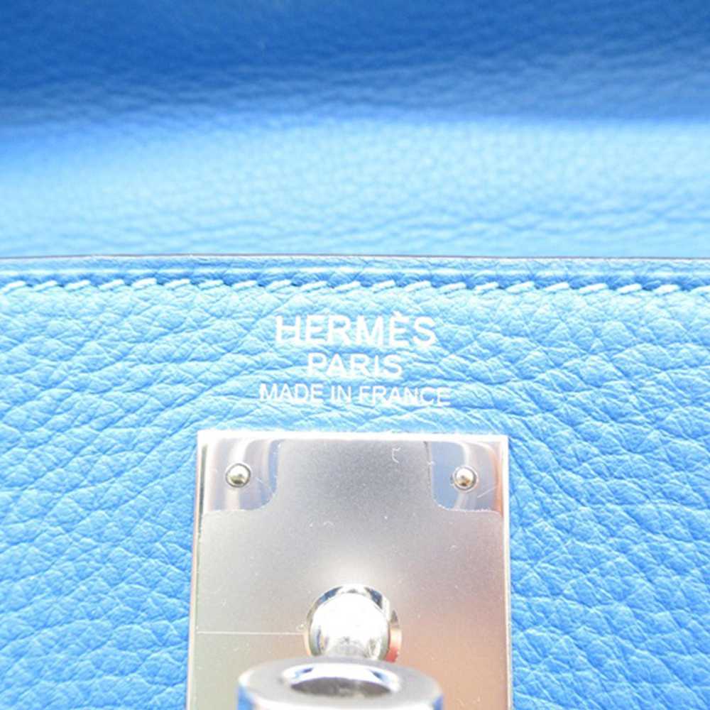 Product Details Hermes Kelly 32 Retourne in Blue … - image 6