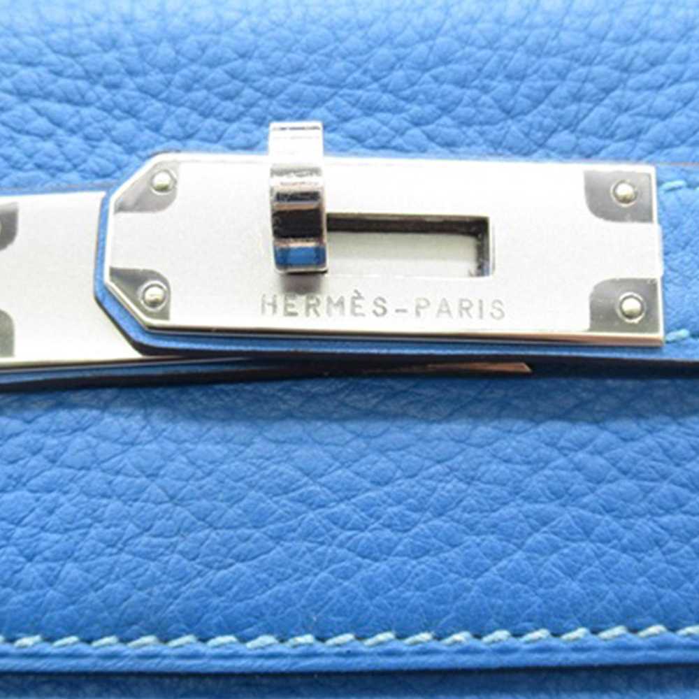 Product Details Hermes Kelly 32 Retourne in Blue … - image 8
