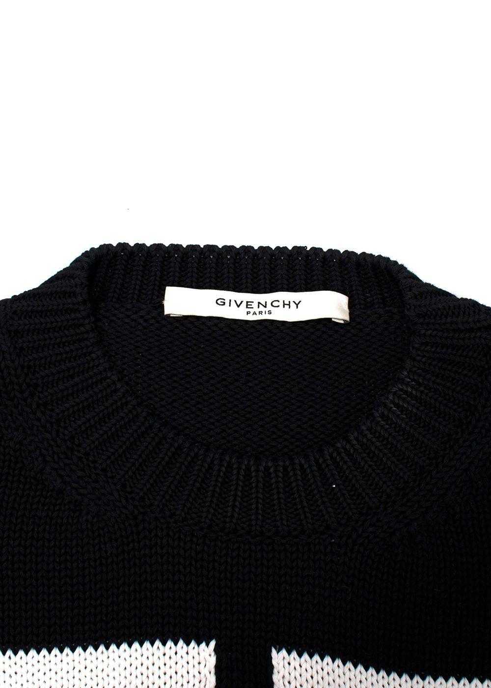 Managed by hewi Givenchy Black Distressed Knitted… - image 3