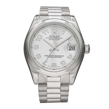 ROLEX Platinum 31mm Oyster Perpetual Datejust Pre… - image 1