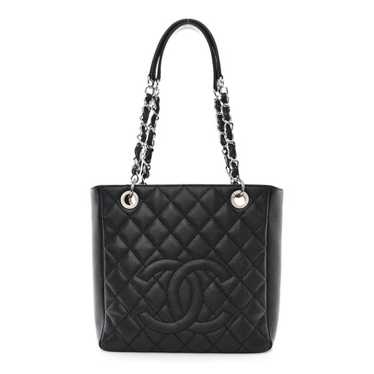 CHANEL Caviar Quilted Petit Shopping Tote PST Bla… - image 1