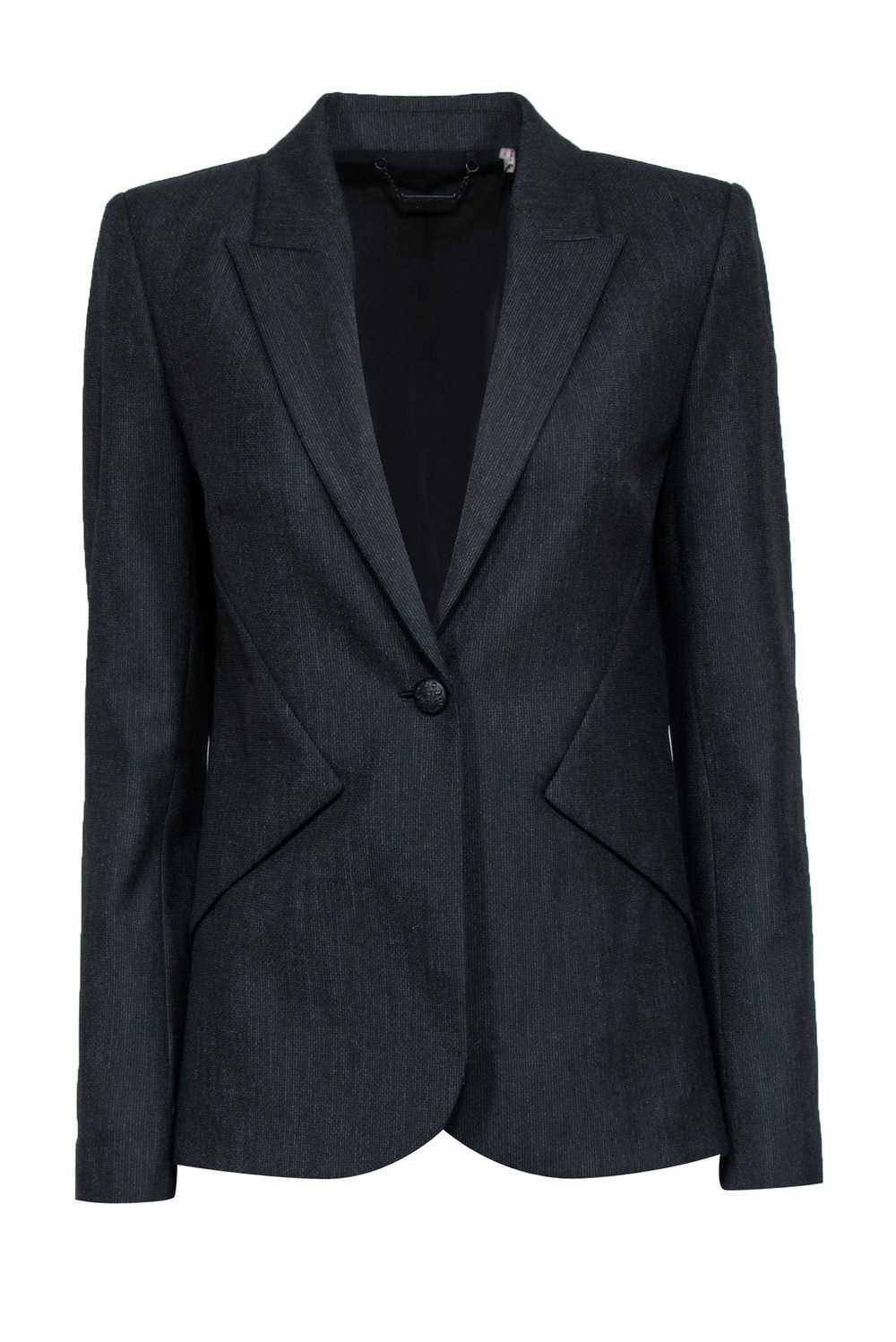 Elie Tahari - Black "Allegra" Blazer w/ Padded Sh… - image 1