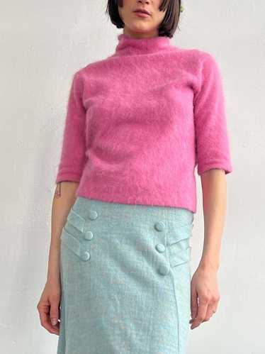Angora Mockneck Knit - Pink