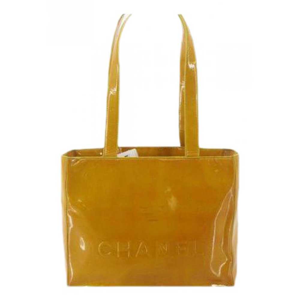 Chanel Petite Shopping Tote patent leather tote - image 1