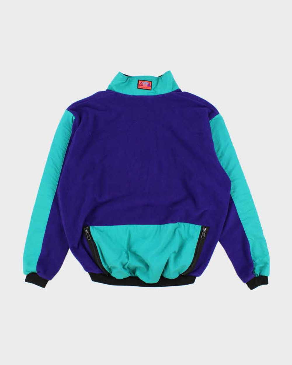 Vintage 80s/90s Activa Colourblock Fleece - L - image 2