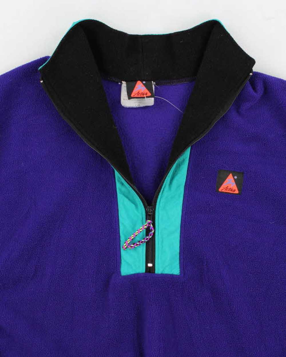 Vintage 80s/90s Activa Colourblock Fleece - L - image 3