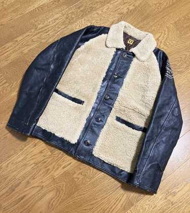 HUMAN MADE LEATHER TRACK JACKET ジャケット XL XL Human Made Leather Track Jacket - Gem