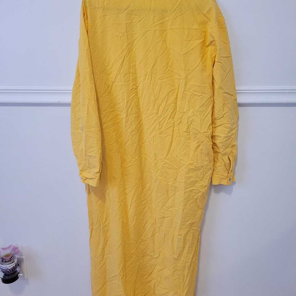 RTR size medium Donni yellow tunic pullover long … - image 5