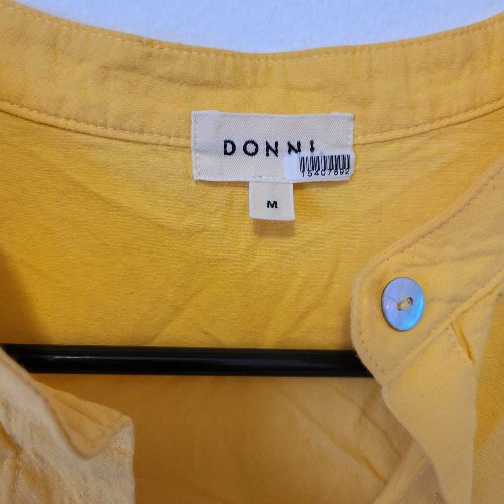 RTR size medium Donni yellow tunic pullover long … - image 6