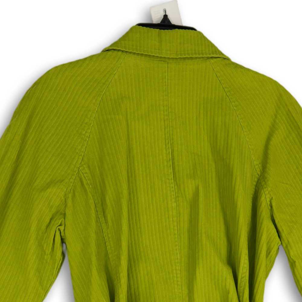 NWT Womens Green Notch Collar Corduroy Long Sleev… - image 4