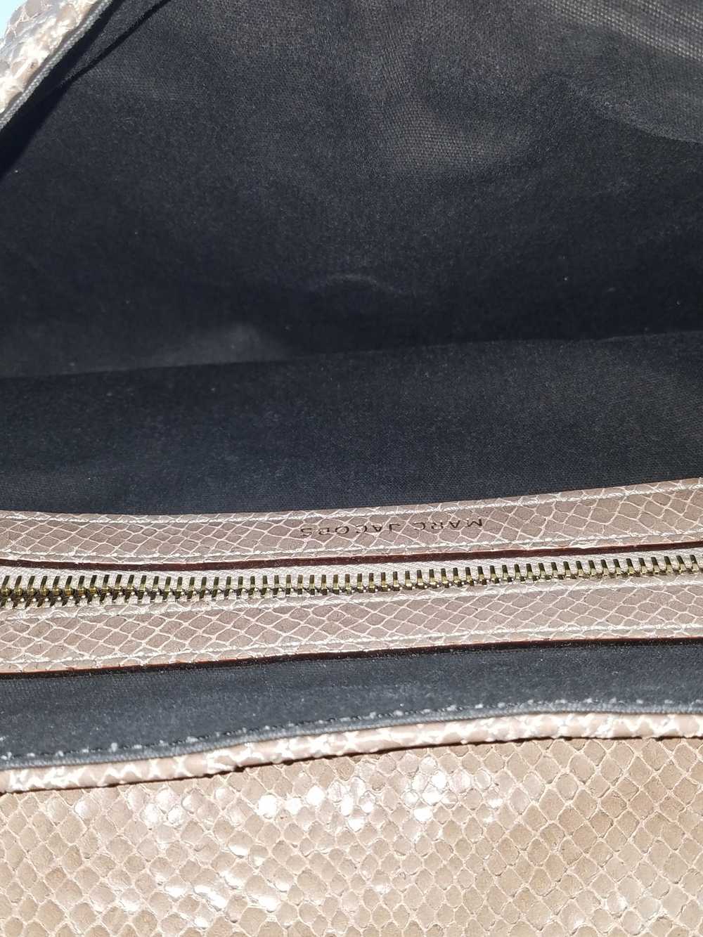 Authentic Marc Jacobs Snakeskin Taupe Shoulder Bag - image 4