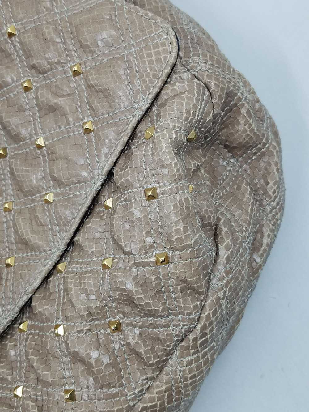 Authentic Marc Jacobs Snakeskin Taupe Shoulder Bag - image 7