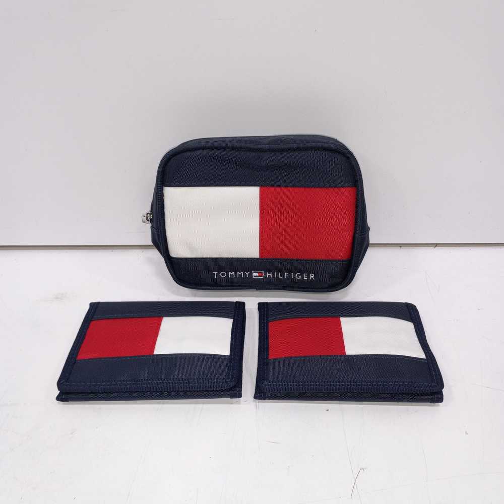 Tommy Hilfiger Blue, Red And White Travel Pouch A… - image 1