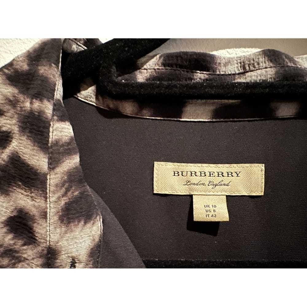 Burberry Silk mid-length dress - image 8