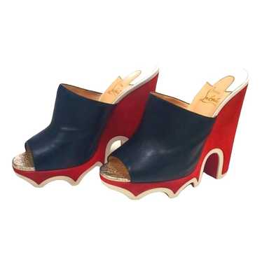 Christian Louboutin Leather mules & clogs - image 1