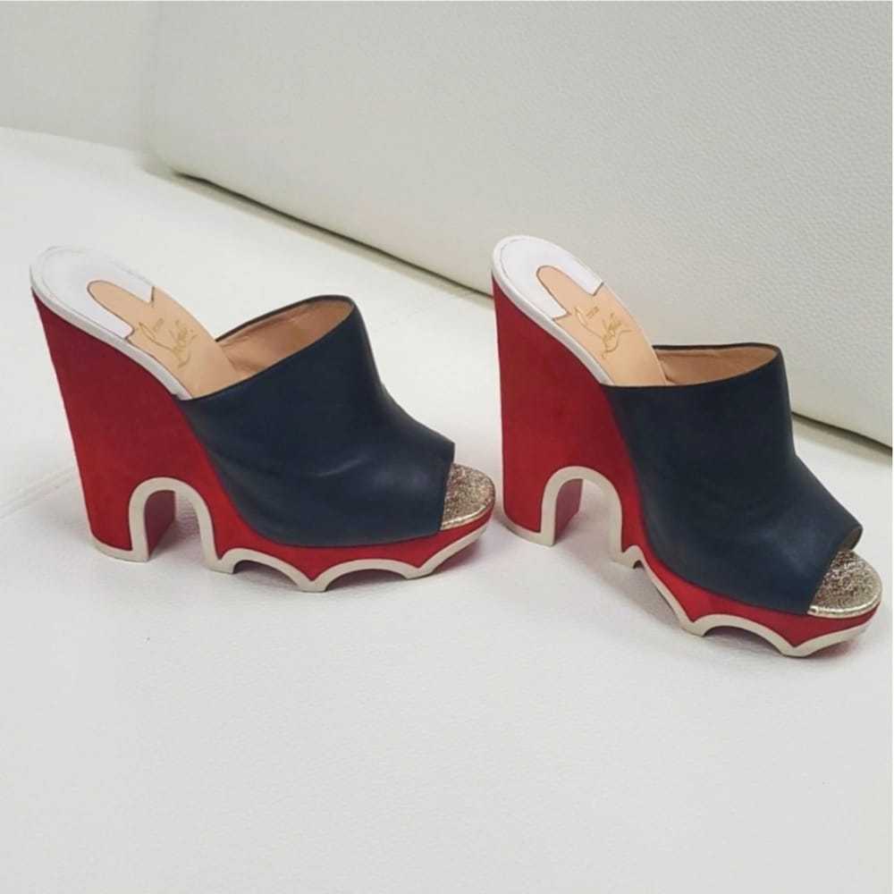 Christian Louboutin Leather mules & clogs - image 8