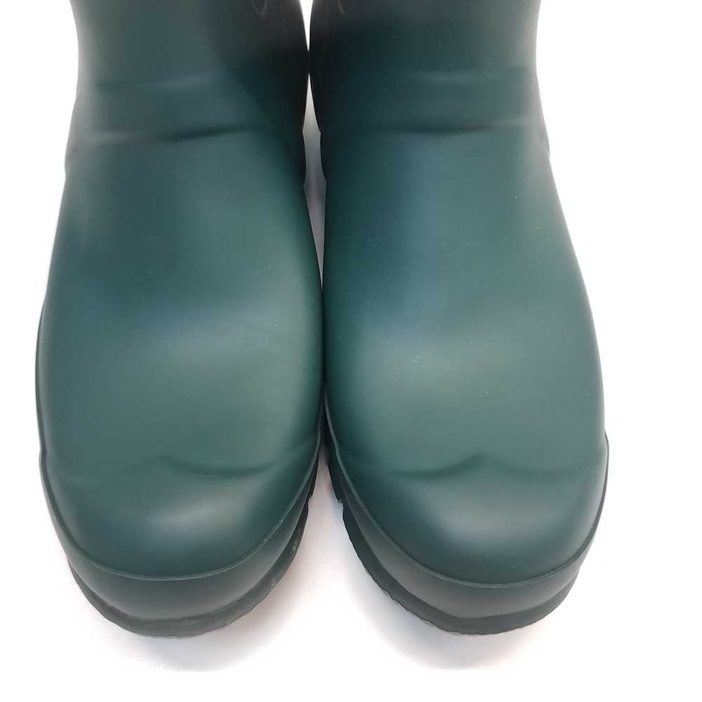 Hunter Rubber Tall Wellington Rain Boots Green 11 - image 5
