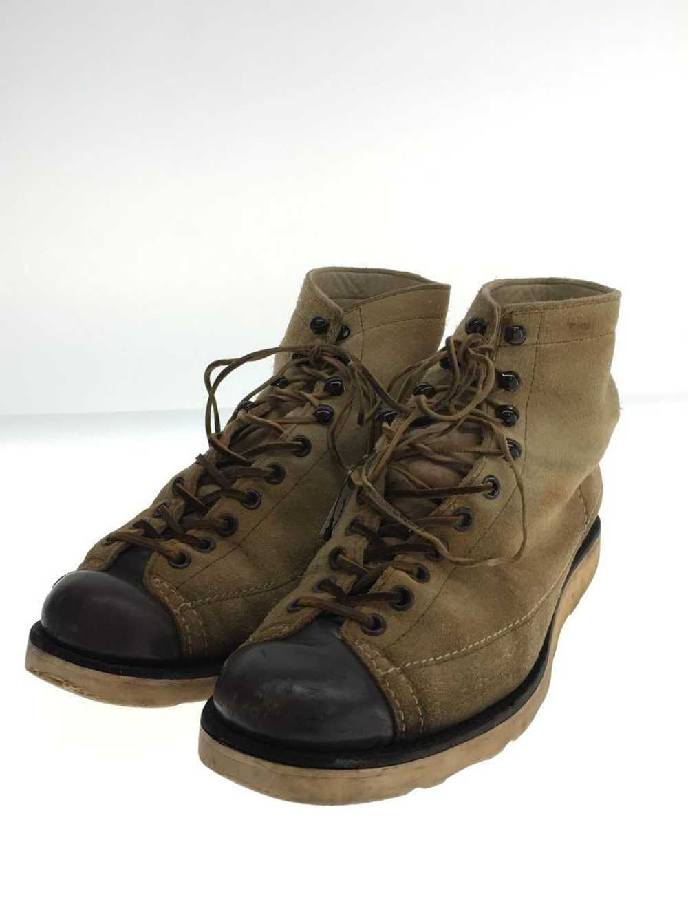 THE REAL McCOY’S Boots Lace Up Boots Seuse Beige … - image 1