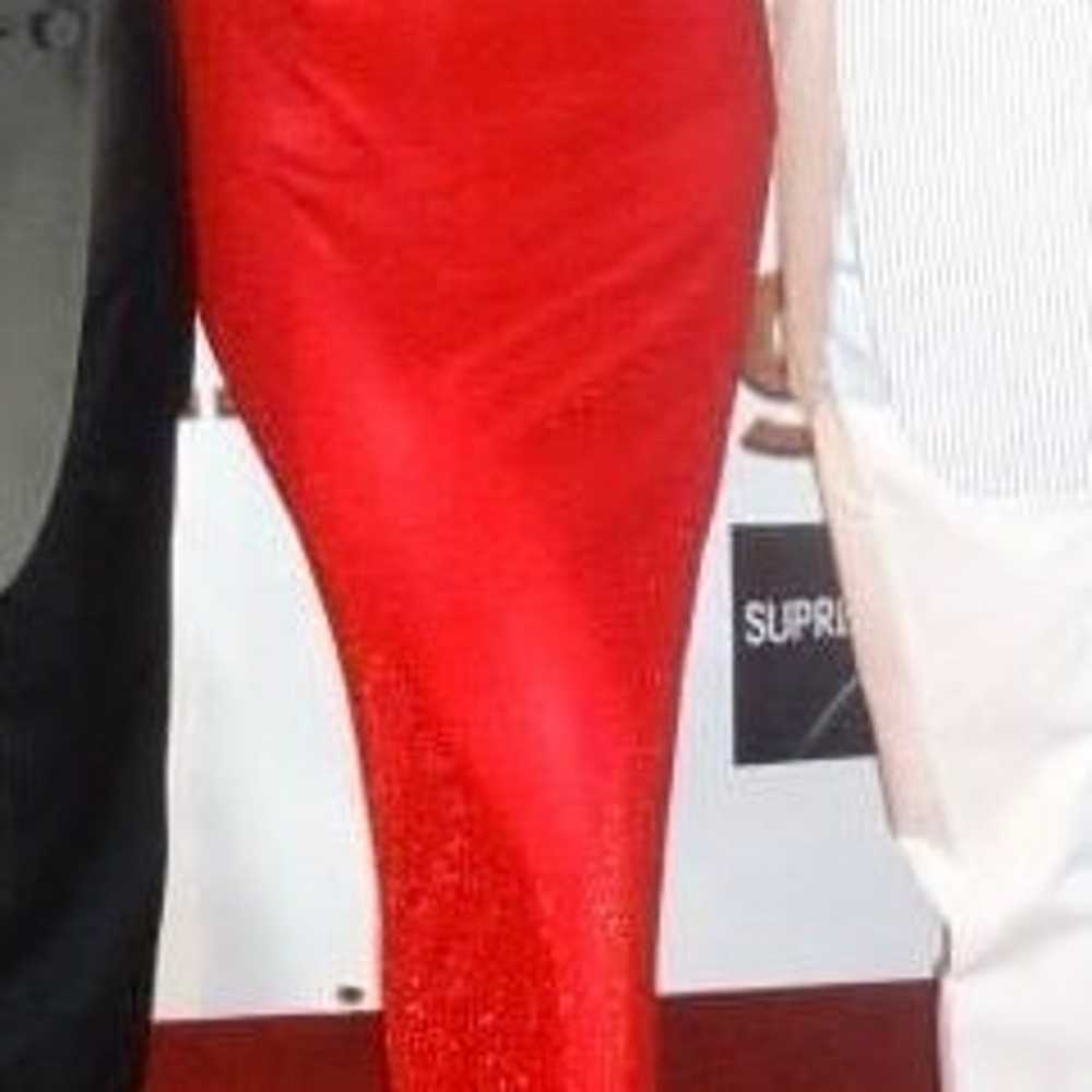 Stunning red sequin dress - image 2