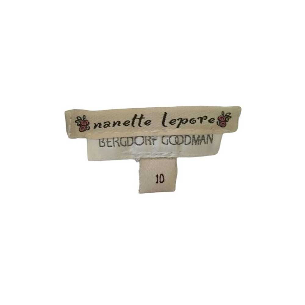 Nanette Lepore Bergdorf Goodman Strapless Silk Dr… - image 2