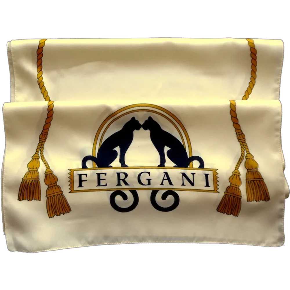 FERGANI Emanuel Geraldo Oblong Cat Scarf.  Made i… - image 1