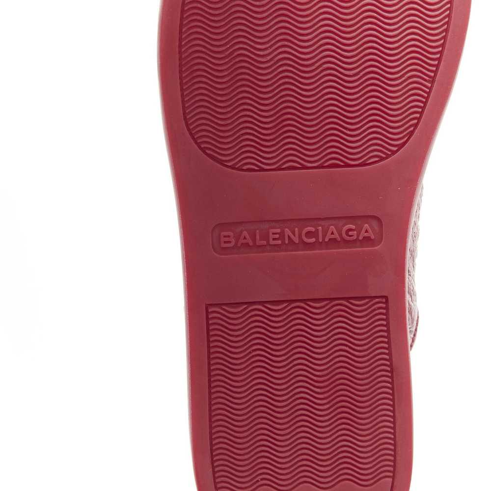 Balenciaga new BALENCIAGA Arena Tumbled Calf Red … - image 12