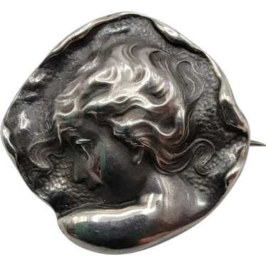 Sterling Unger Bros. Figural Brooch