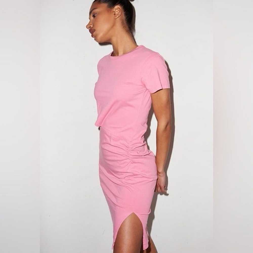 LNA • Pink Alek Cutout Short Sleeve Dress - image 2