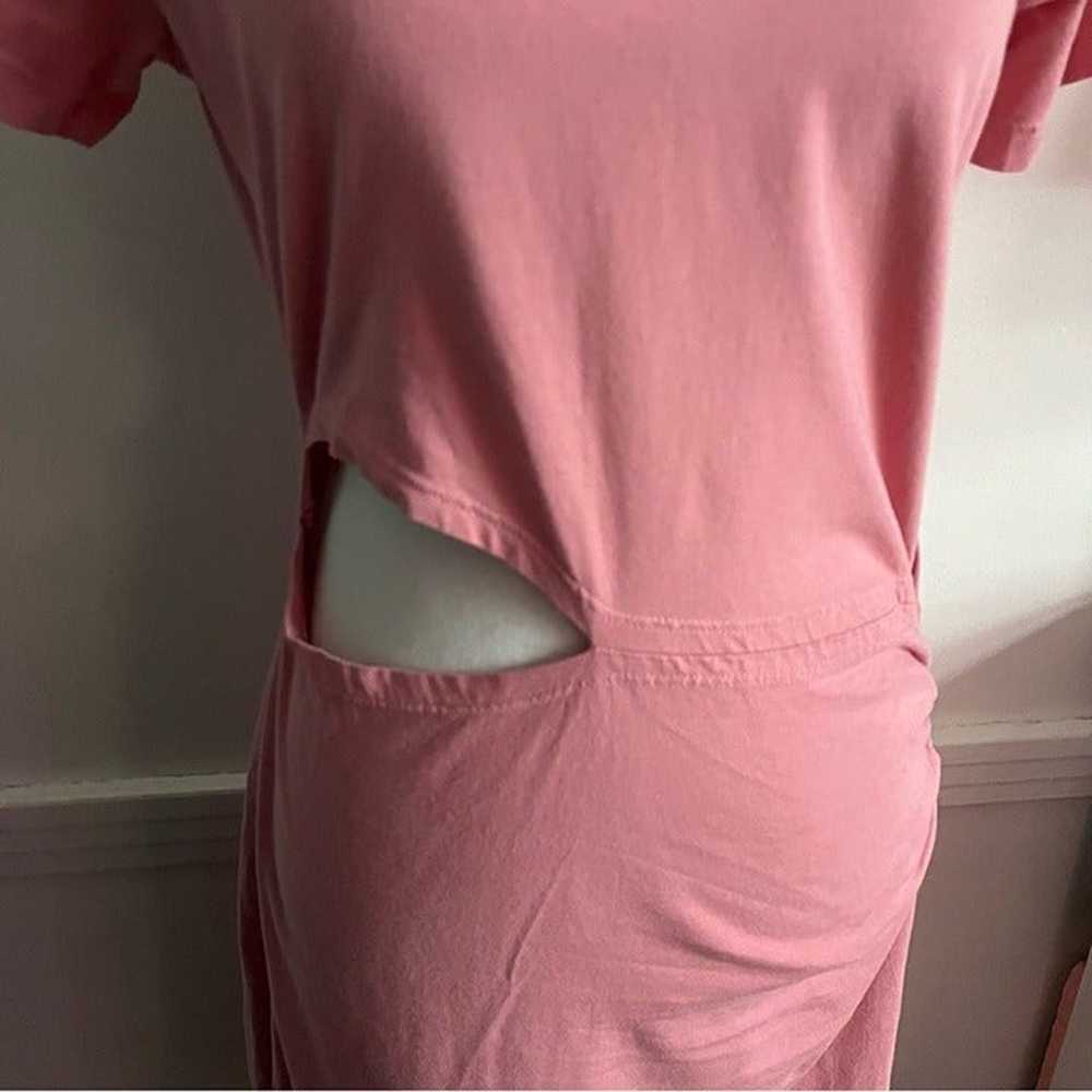 LNA • Pink Alek Cutout Short Sleeve Dress - image 5