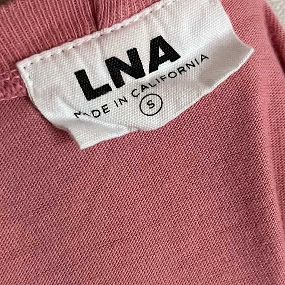 LNA • Pink Alek Cutout Short Sleeve Dress - image 8