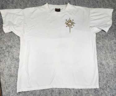 90s古着　Sarah McLachlan ヴィンテージTシャツ　白　XLサイズ 古着 90s Canada製 SARAH McLACHLAN 「SOLACE」 ムービー ポップ