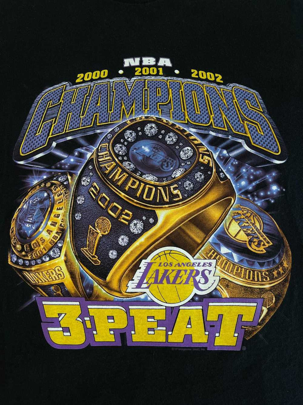 L.A. Lakers 2002 Lakers 3 peat Championship t shi… - image 2