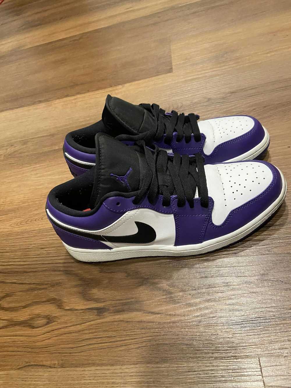 Jordan Brand × Nike Jordan 1 Low Court Purple Whi… - image 2